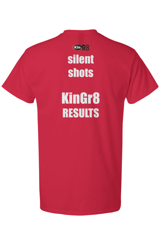 Light Cotton T-Shirt - " Silent shots...." | KinGr8