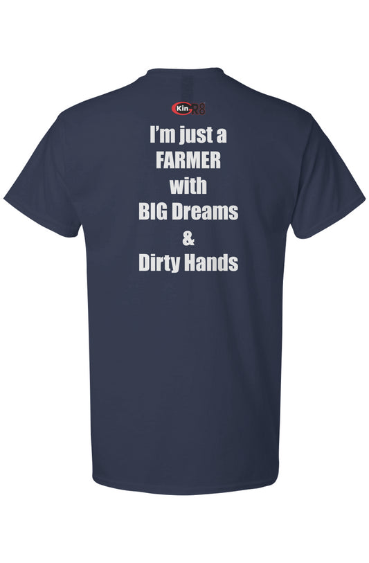 Light Cotton T-Shirt - "I'm just a farmer with ..." | KinGr8