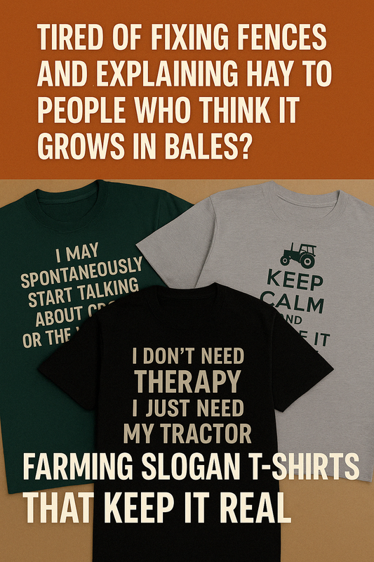 Farming Slogan T-Shirts: Keeping It Real, One Laugh at a Time