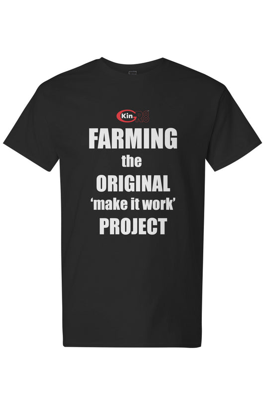 Light Cotton T-Shirt - "FARMING the original..." | KinGr8