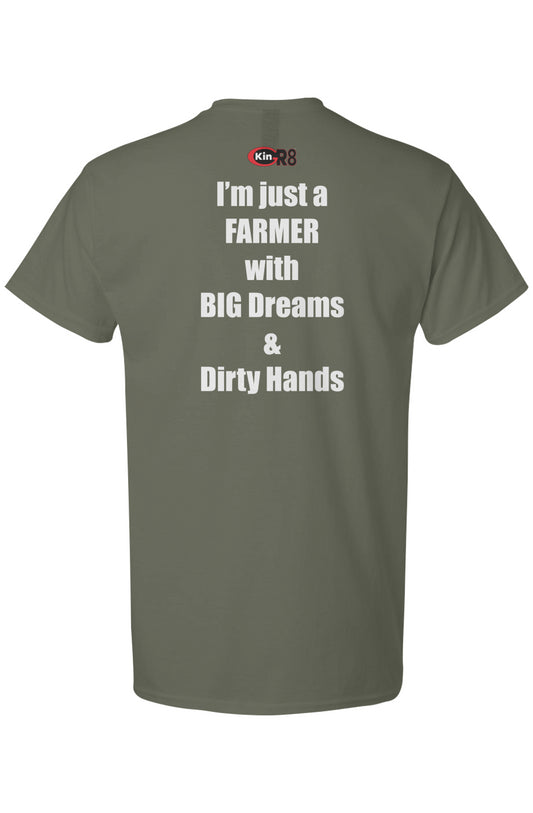 Light Cotton T-Shirt - "I'm just a farmer with ..." | KinGr8